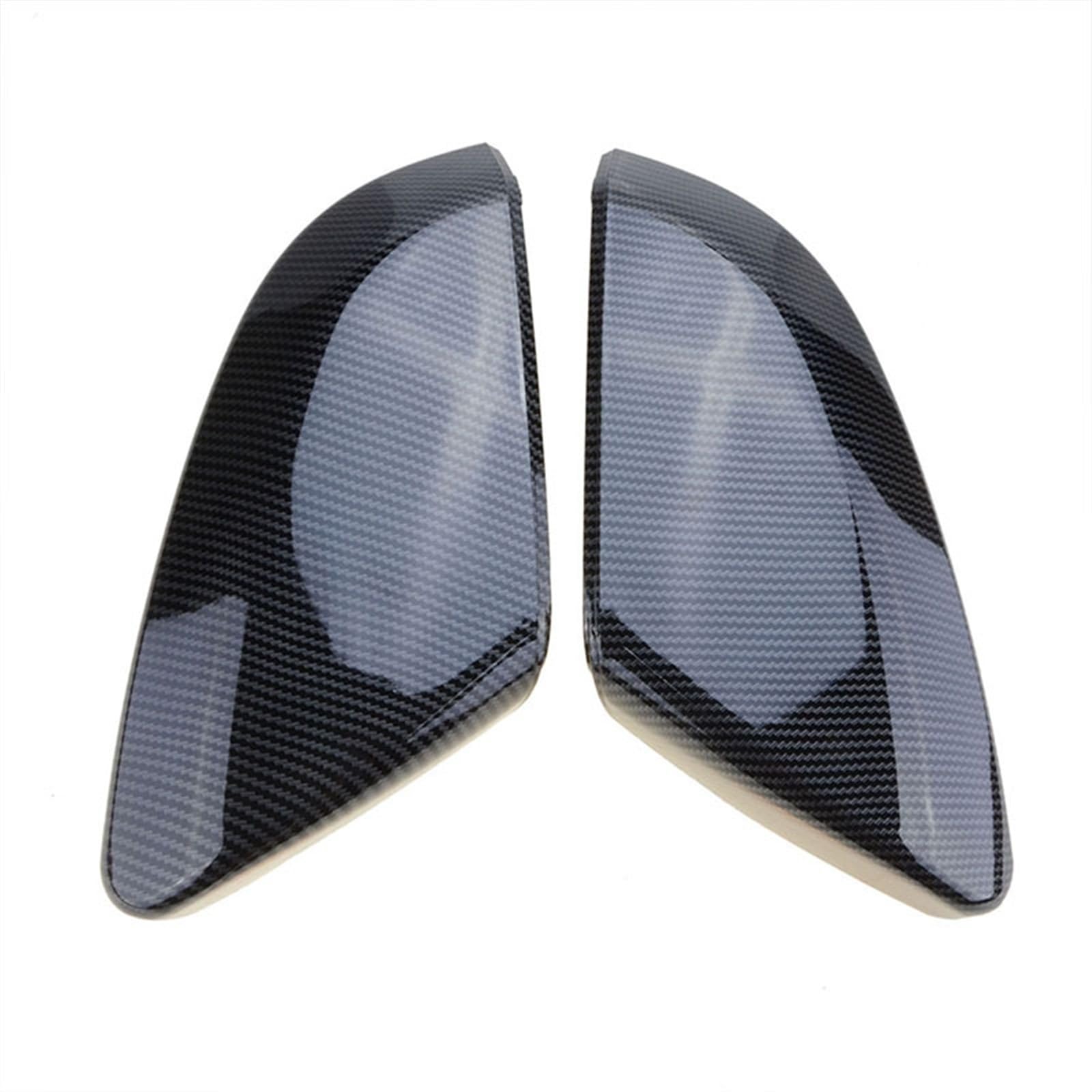 CGHUN Seitenspiegelkappen Seitliche Rückspiegelkappen, Schwarze Außenspiegelabdeckung, passend for Civic 10th 2016 2017 2018, Autozubehör, Ersatz(Wing Mirror Type2) von CGHUN