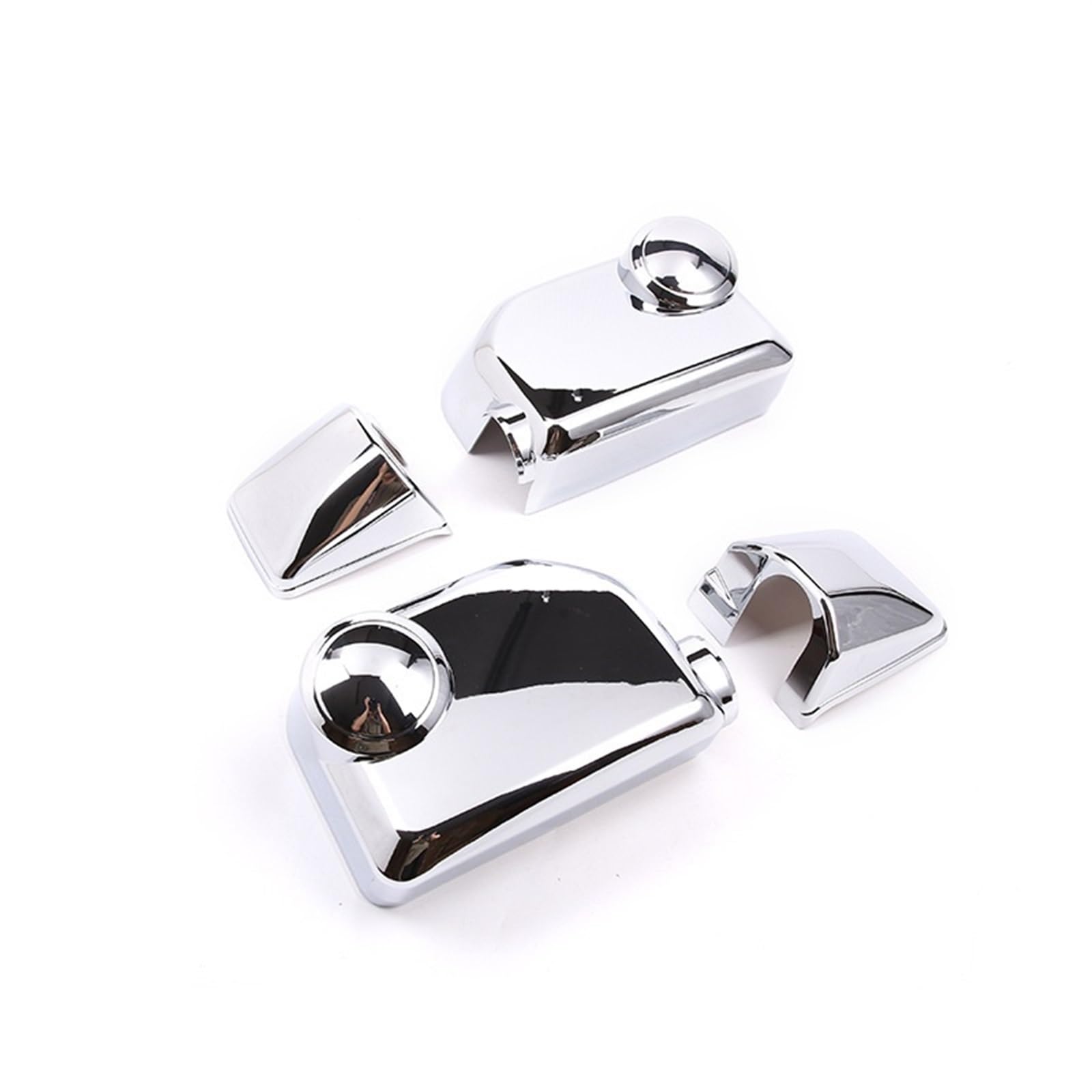 CGHUN Seitenspiegelkappen for Toyota FJ Cruiser 2007-2022 Auto Rückspiegel Abdeckung Flügel Kappe Außentür Rückansicht Fall Trim Shell Schwarz Silber(Silver) von CGHUN