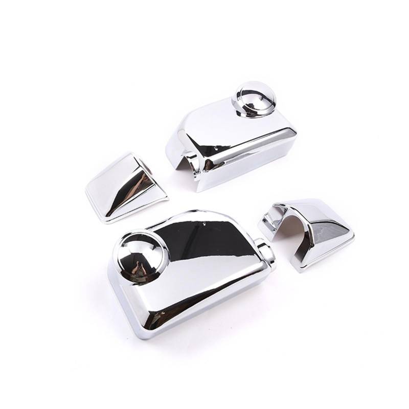 CGHUN Seitenspiegelkappen for Toyota FJ Cruiser 2007-2022 Auto Rückspiegel Abdeckung Flügel Kappe Außentür Rückansicht Fall Trim Shell Schwarz Silber(Silver) von CGHUN