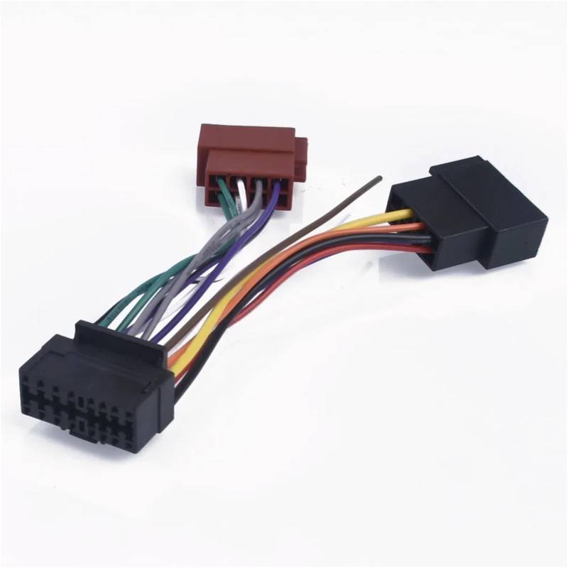 Stereo-Kabelbaum 16Pin Auto Stereo Radio Harness ISO, for WithSO-NY, for Radio Zu ISO Radio Spielen Stecker Auto Adapter Kabelbaum Stecker von CGHUN