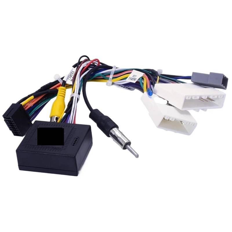 Stereo-Kabelbaum Auto 16pin Radio Kabelbaum Canbus Box, for Nissan, for Qashqai X-Trail Xtrail 2019 Stereo Kabel Android Adapter von CGHUN