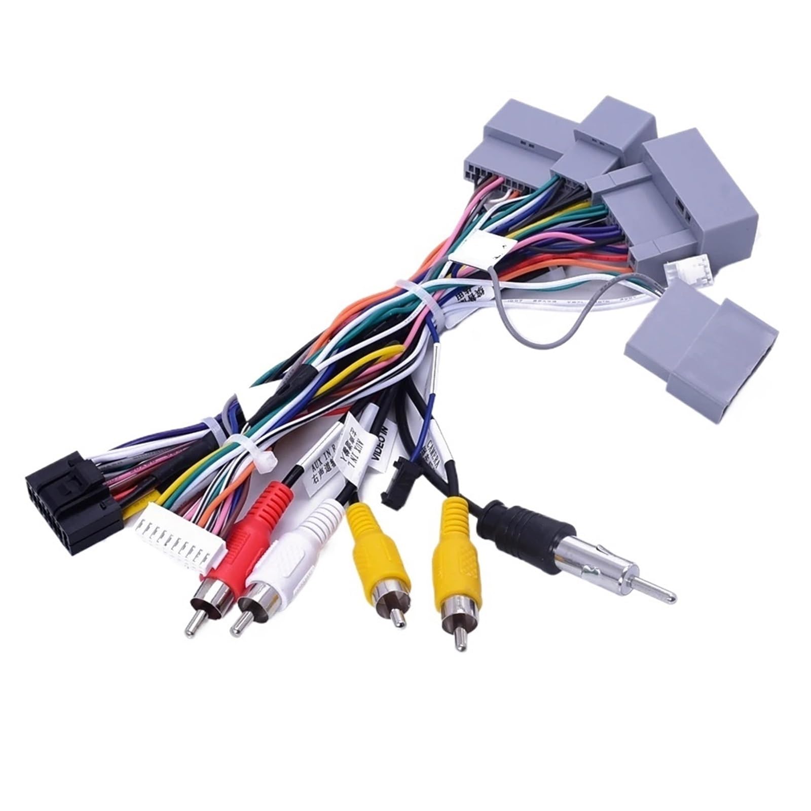 Stereo-Kabelbaum Auto 16pin Radio Kabelbaum Canbus Box, for XRV Fit Jazz Elysion Jade Vezel Hrv Stereo Draht Android(Cables) von CGHUN