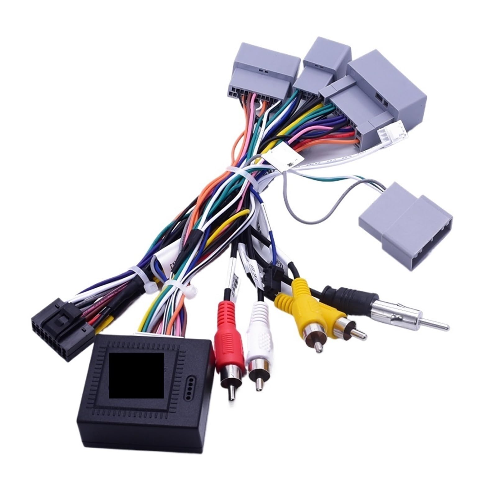 Stereo-Kabelbaum Auto 16pin Radio Kabelbaum Canbus Box, for XRV Fit Jazz Elysion Jade Vezel Hrv Stereo Draht Android(with Canbus) von CGHUN