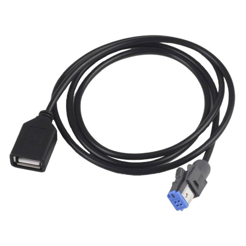 Stereo-Kabelbaum Auto-USB-Kabeladapter, 4-poliges USB-Kabel, for Nissan, for Teana Qashqai CD-Audio-Radio-Player von CGHUN