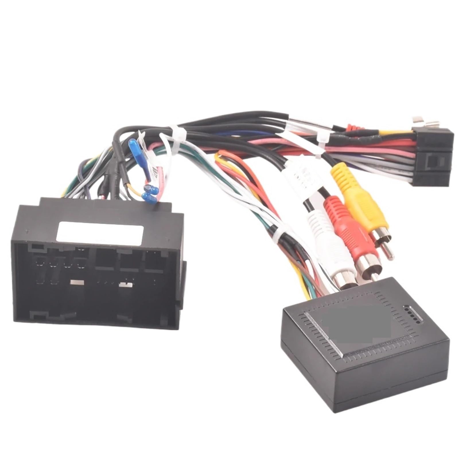 Stereo-Kabelbaum Autoradio-Stereo-Kabelbaum-Kabeladapter Android, for Jeep, for Wrangler Cherokee Compass Grand Commander 2017+, for FIAT, for 500 2016(with Canbus) von CGHUN