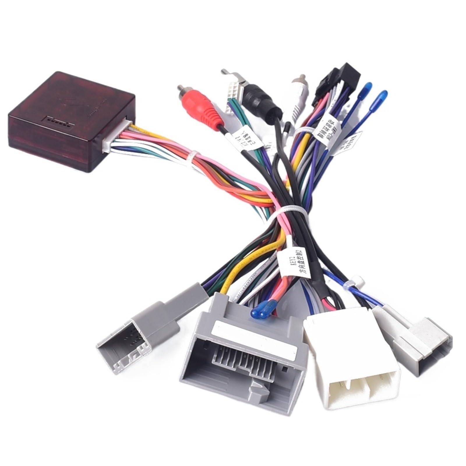 Stereo-Kabelbaum Autoradio-Stereo-Kabelbaum-Kabeladapter Android 16-polig, for Civic CRV 2012-2015 Canbus-Lenkradsteuerung(Canbus Cable) von CGHUN