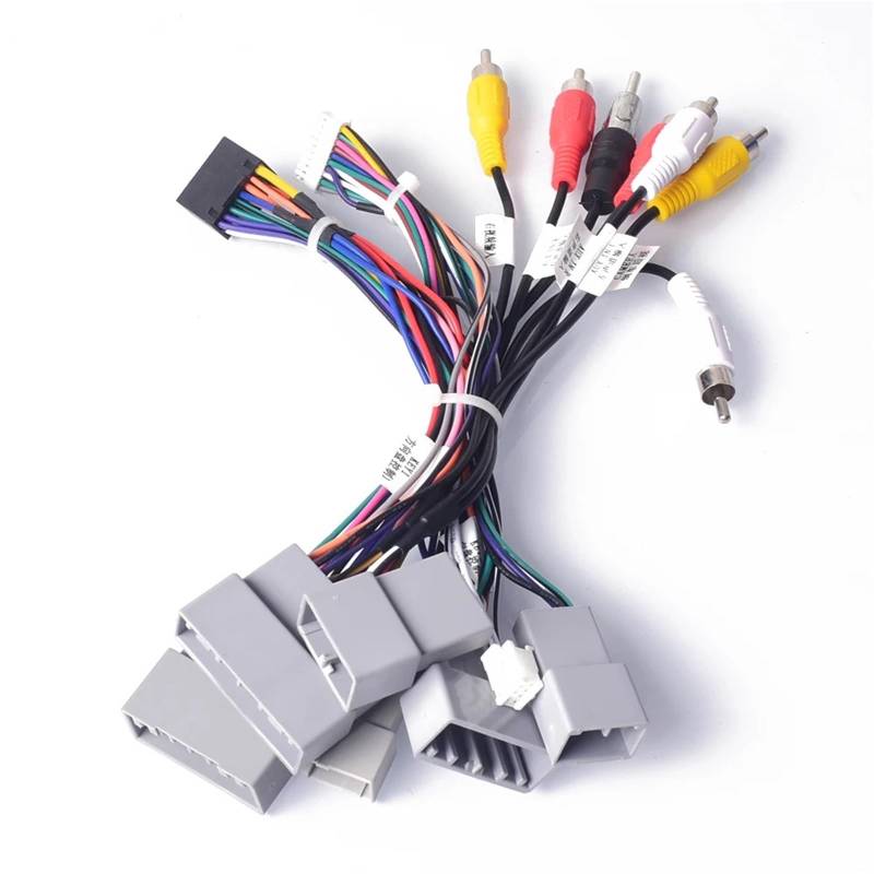 Stereo-Kabelbaum Autoradio-Stereo-Kabelbaum-Kabeladapter Android 16-polig, for Civic CRV 2016-2019 Canbus-Lenkradsteuerung(Cable) von CGHUN