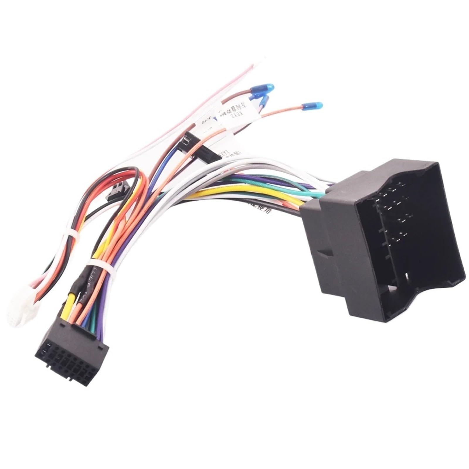 Stereo-Kabelbaum Autoradio-Stereo-Kabelbaum-Kabeladapter Android 16-polig, for VW, for Golf MK5 MK6 V VI, for Polo, for Passat, for TIGUAN, for Touran(Cables) von CGHUN