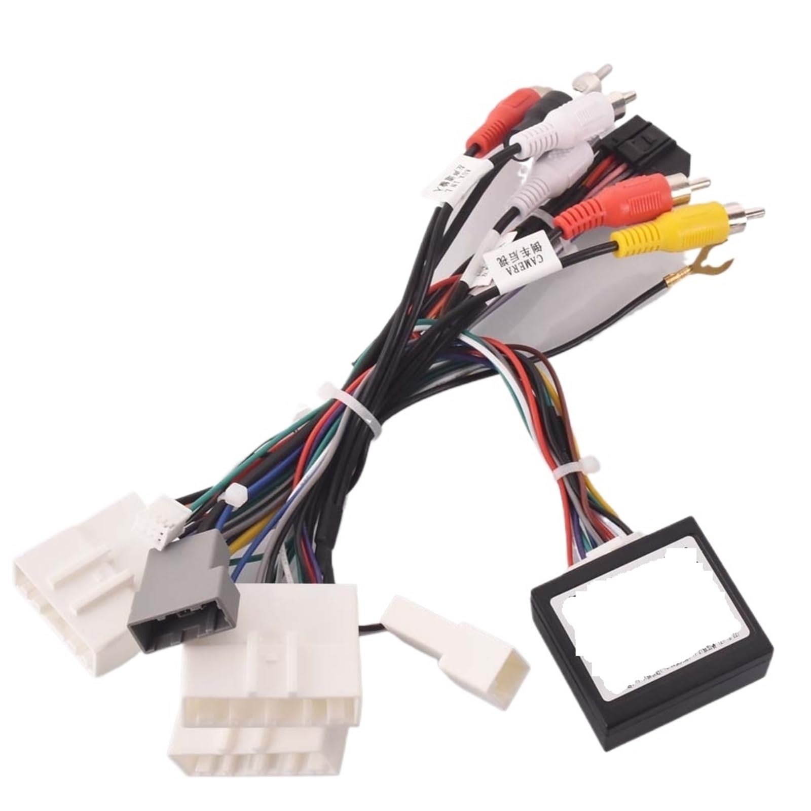 Stereo-Kabelbaum Autoradio-Stereo-Kabelbaum-Kabeladapter Android 16pin, for Nissan, for Murano Qashqai J10 J11 X Trail Tiida(Canbus Cable) von CGHUN