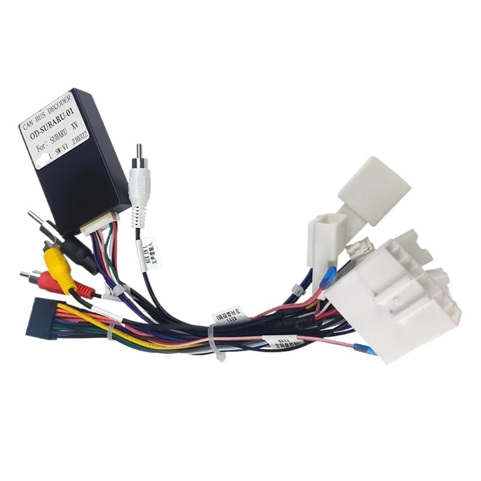 Stereo-Kabelbaum Autoradio-Stereo-Kabelbaumkabel Canbus Android 16pin, for Subaru, for Forester 2015-2020, XV Crosstrek Legacy Outback Stereo-Kabelbaum Autoradio-Stereo-Kabelbaumkabel Canbus Android 16pin, for Subaru, for Forester 2015-2020, XV Crosstrek Legacy Outback von CGHUN