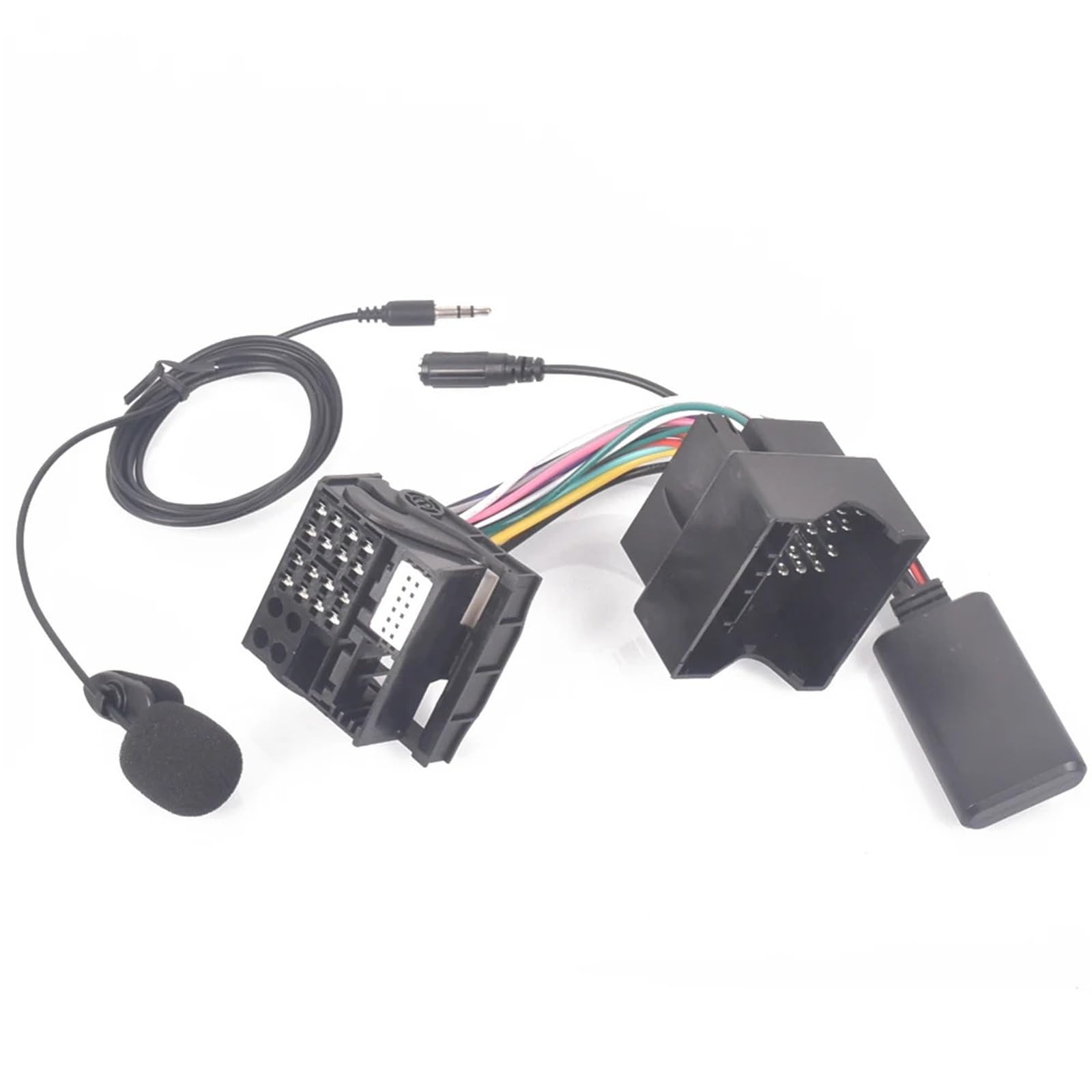 Stereo-Kabelbaum for BMW, for E60 E66 E70 E82 E87 E90 E92 Radio-Kabelbaumstecker Mikrofon Freisprecheinrichtung Bluetooth 5.0 AUX-Adapter von CGHUN