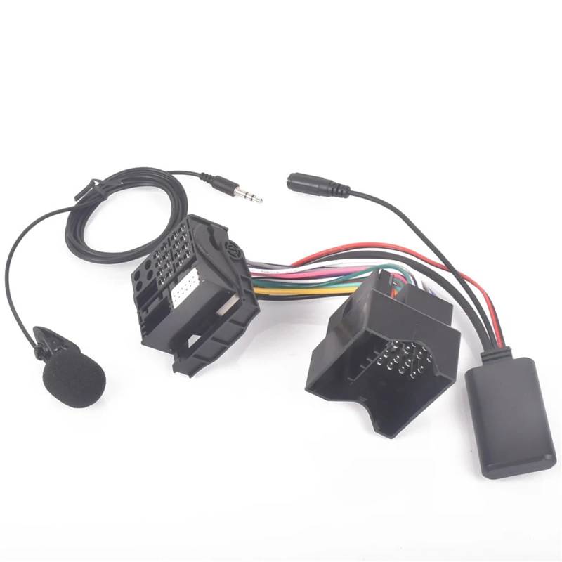 Stereo-Kabelbaum for VW, RCD510 RCD210, for Golf, for Passat, for Jetta, for Polo Radio-Kabelbaumstecker Mikrofon Freisprecheinrichtung Bluetooth 5.0 AUX-Adapter von CGHUN
