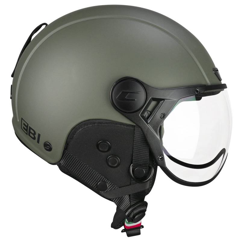 CGM EBI Skihelm Unisex Erwachsene, mattgrün, XS (53-54 cm) von CGM