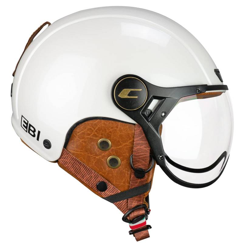 CGM EBI Skihelm Unisex Erwachsene, Perlweiß, L (59 cm) von CGM