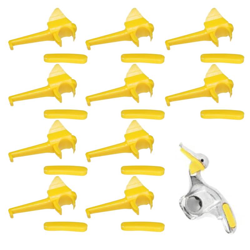 CGTQROVR 10 Set Tire Machine Duck Head Nylon Reifenmaschinenzubehör für Rad Rand Kante Beschützer für Mount Demount Entenkopf persönliche Werkzeuge von CGTQROVR