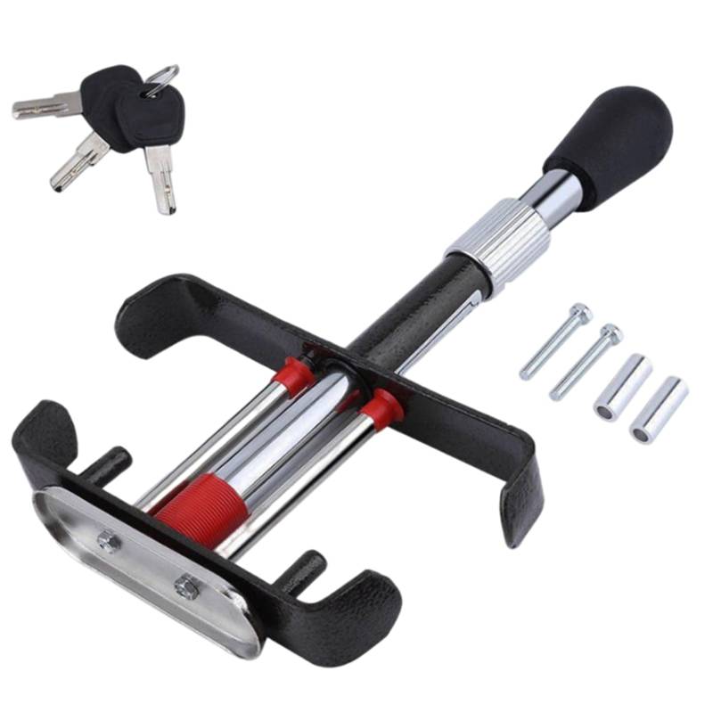 CGTQROVR Auto-Pedalschloss 14-16 Zoll dehnbares Anti-Diebstahl-Bremspedalschlos von CGTQROVR