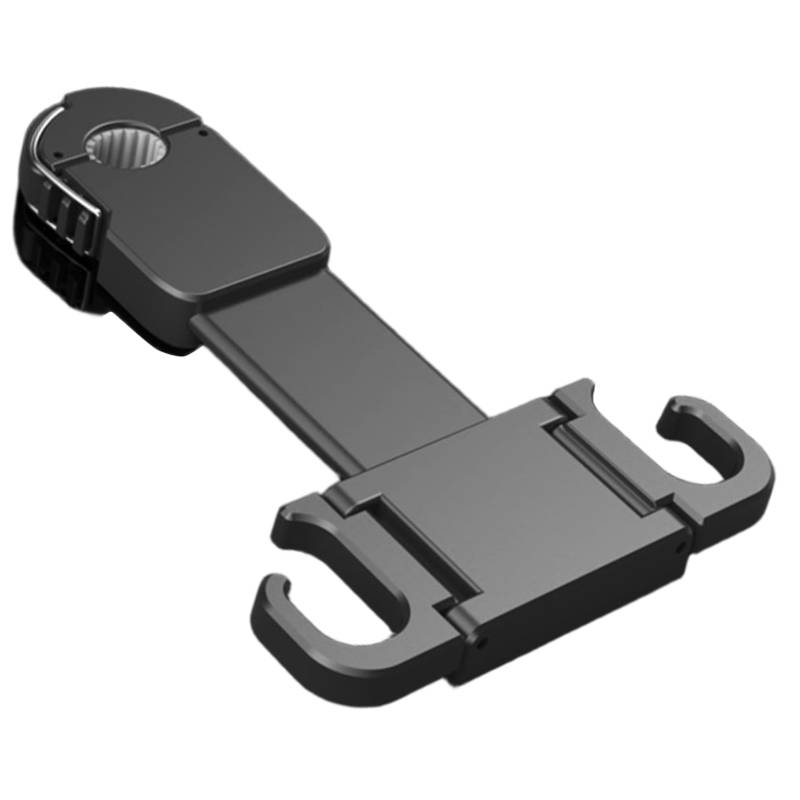 CGTQROVR Autositzhaken 25 kg Ladung Verstellbare Kopfstützenhaken für Auto 360 ° Rotation versteckter Speicherbügel mit einem Pull-Lock-Clip für Taschen Tücher Wasserflasche Werkzeug und Dekorzubehör von CGTQROVR