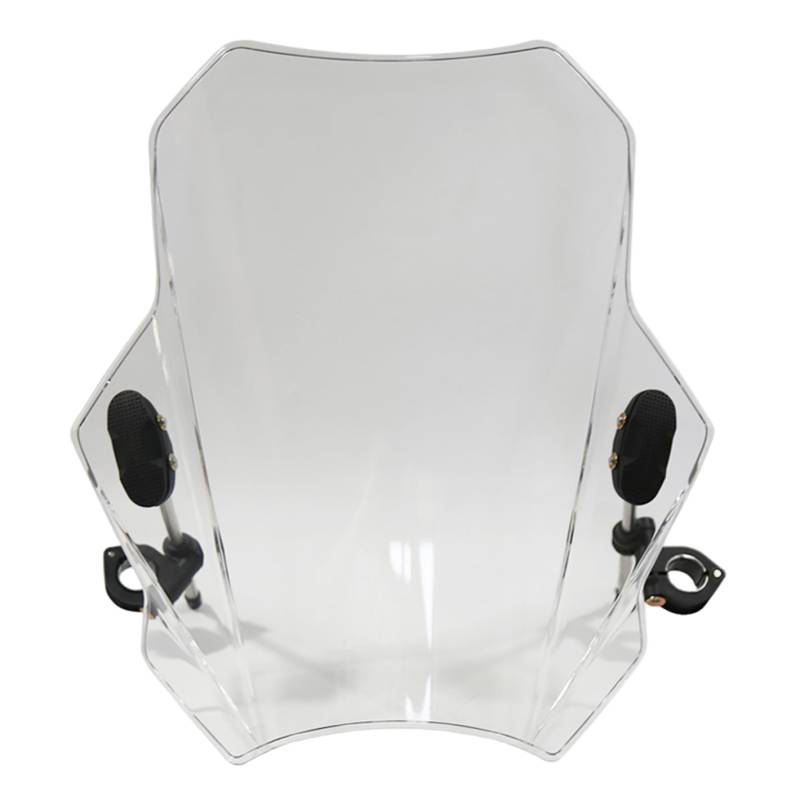 CGTQROVR Motorrad Windschutzscheibe Universal Clip auf Wind Defflektor transparente Wind Deflektor Clips für Motorradsportbikes Roller Autozubehör von CGTQROVR