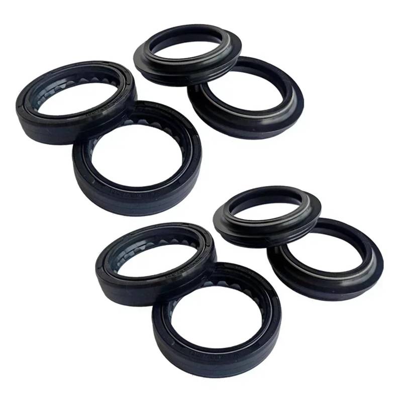 41x54 Front Shock Gabel Dämpfer Welle Öl Dichtung Halterungen Staub Abdeckung for GSX-R GSXR 750 2006-2020 2018 2019 GSXR750 GSX-R750(4pc Seal 4pc Cover) von CGZWFERA