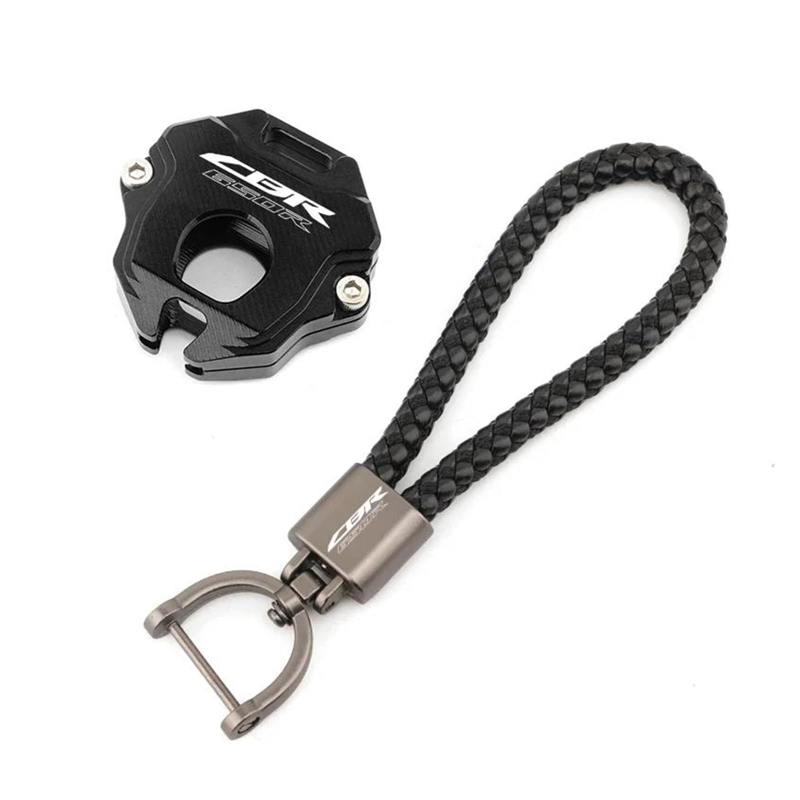 FÜR H&ONDA CBR 650R CBR650 R CBR650R 2019-2023 Motorrad Schlüssel Abdeckung Fall Shell Schlüsselring(Black2) von CHANGBOY