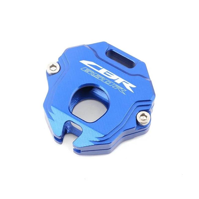 FÜR H&ONDA CBR 650R CBR650 R CBR650R 2019-2023 Motorrad Schlüssel Abdeckung Fall Shell Schlüsselring(Blue) von CHANGBOY