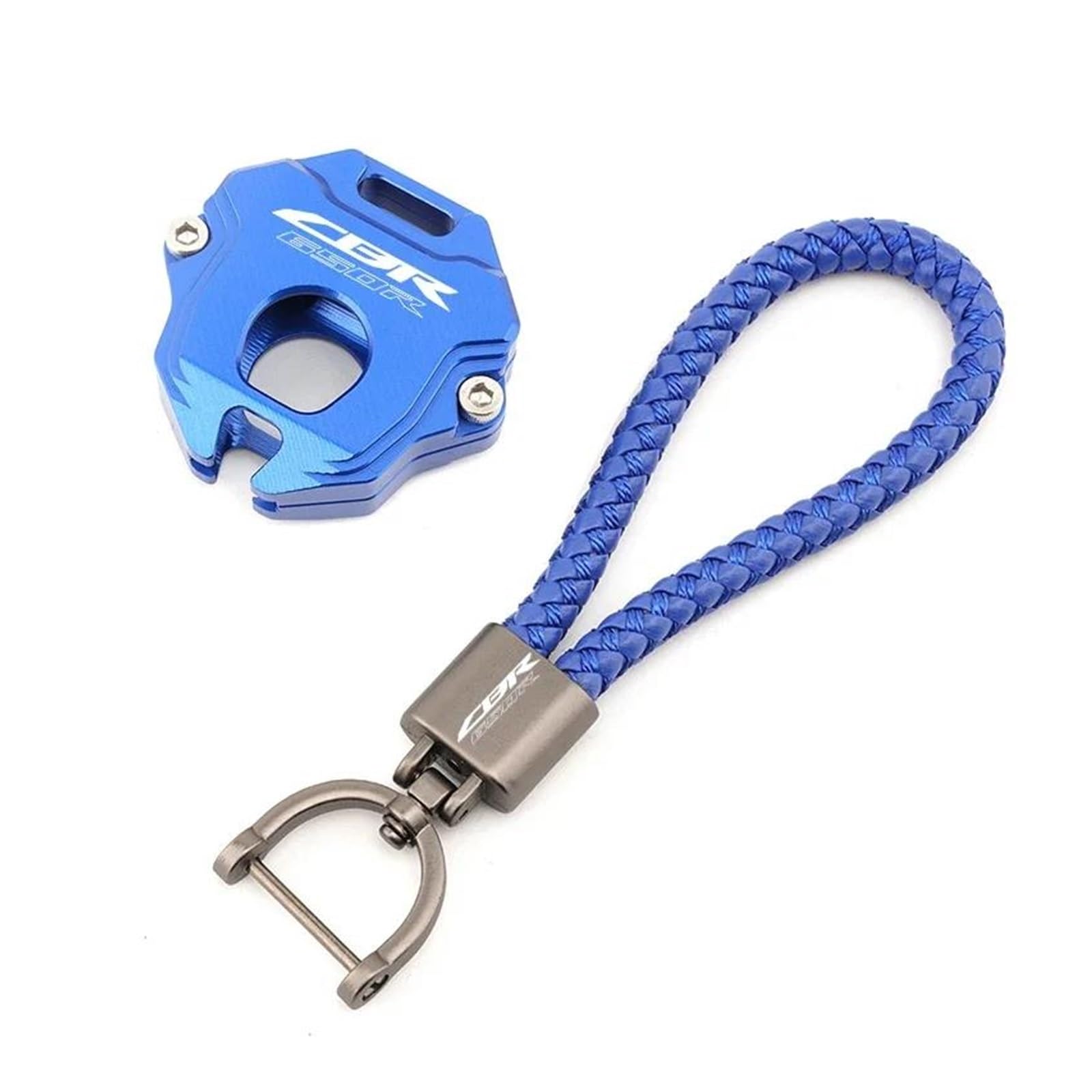 FÜR H&ONDA CBR 650R CBR650 R CBR650R 2019-2023 Motorrad Schlüssel Abdeckung Fall Shell Schlüsselring(Blue2) von CHANGBOY