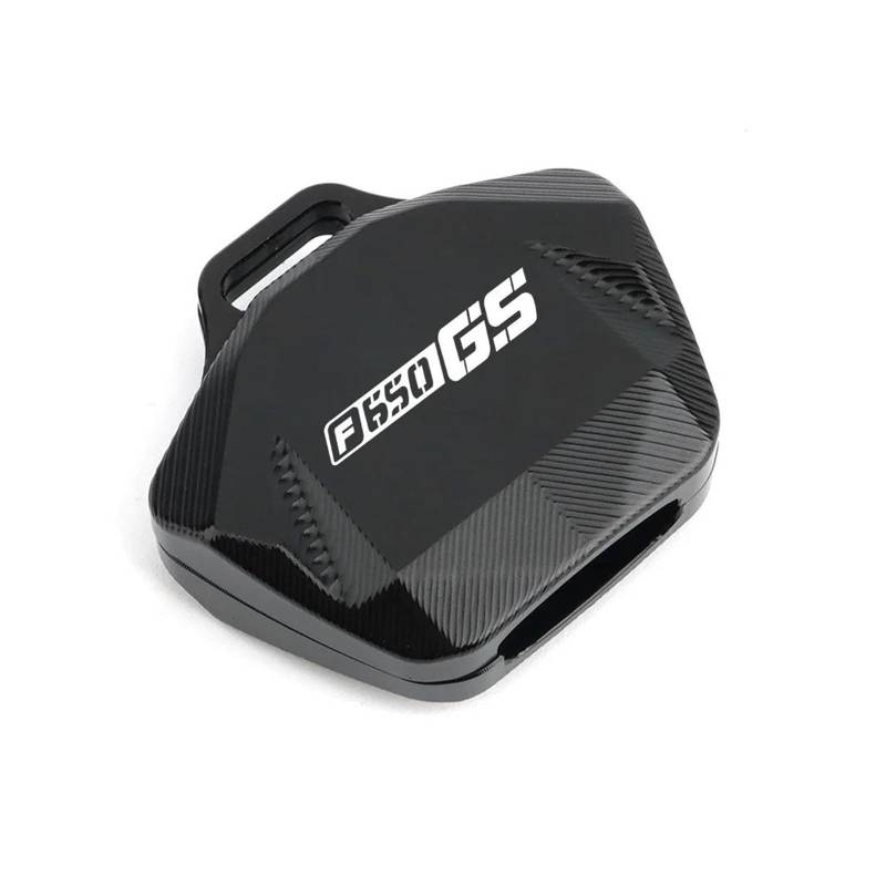 Für B&MW F650GS F 650 GS Motorrad Legierung Schlüsselbund Schlüssel Shell Cover Schützende Schlüsselbund Schlüsselring(Black) von CHANGBOY