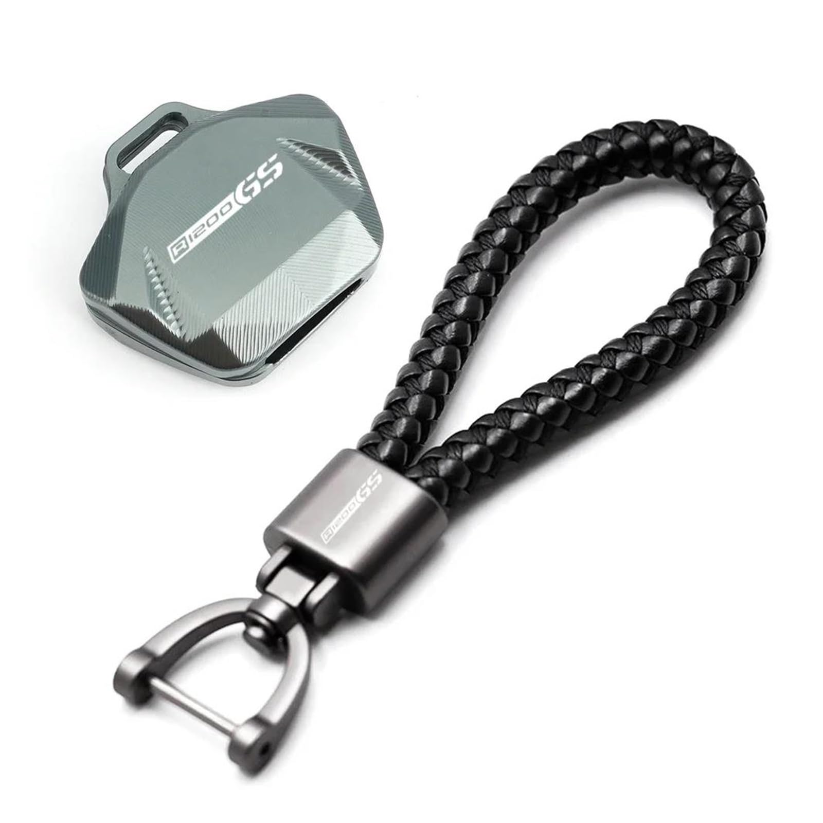 Für B&MW R1200GS R1200 GS R 1200 GS R 1200GS Schlüssel Fall Abdeckung Shell Keychain Motorrad(Titanium2) von CHANGBOY