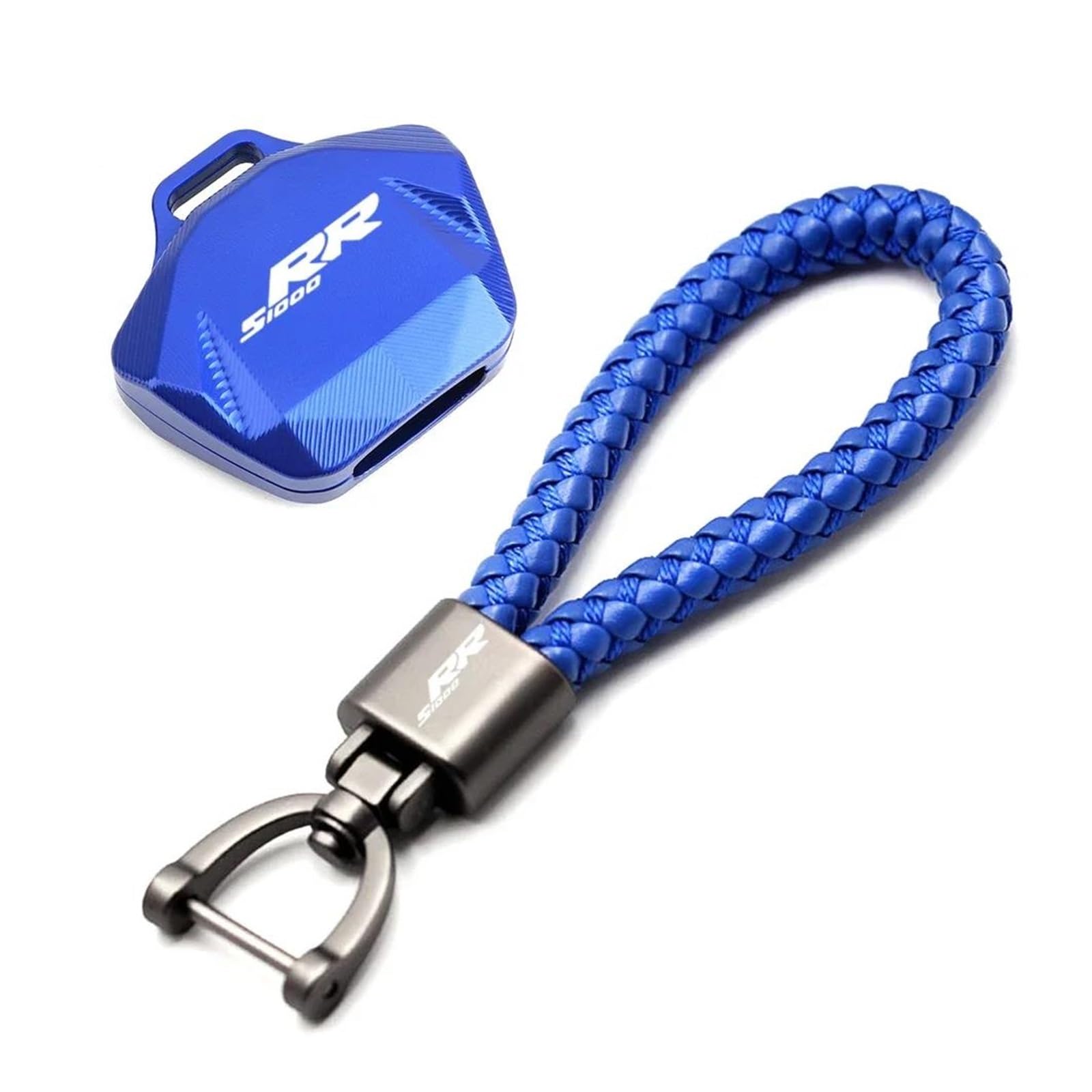 Für B&MW S1000RR S1000 RR S 1000RR HP4 HP2 Schlüssel Fall Abdeckung Shell Keychain Motorrad(Blue2) von CHANGBOY