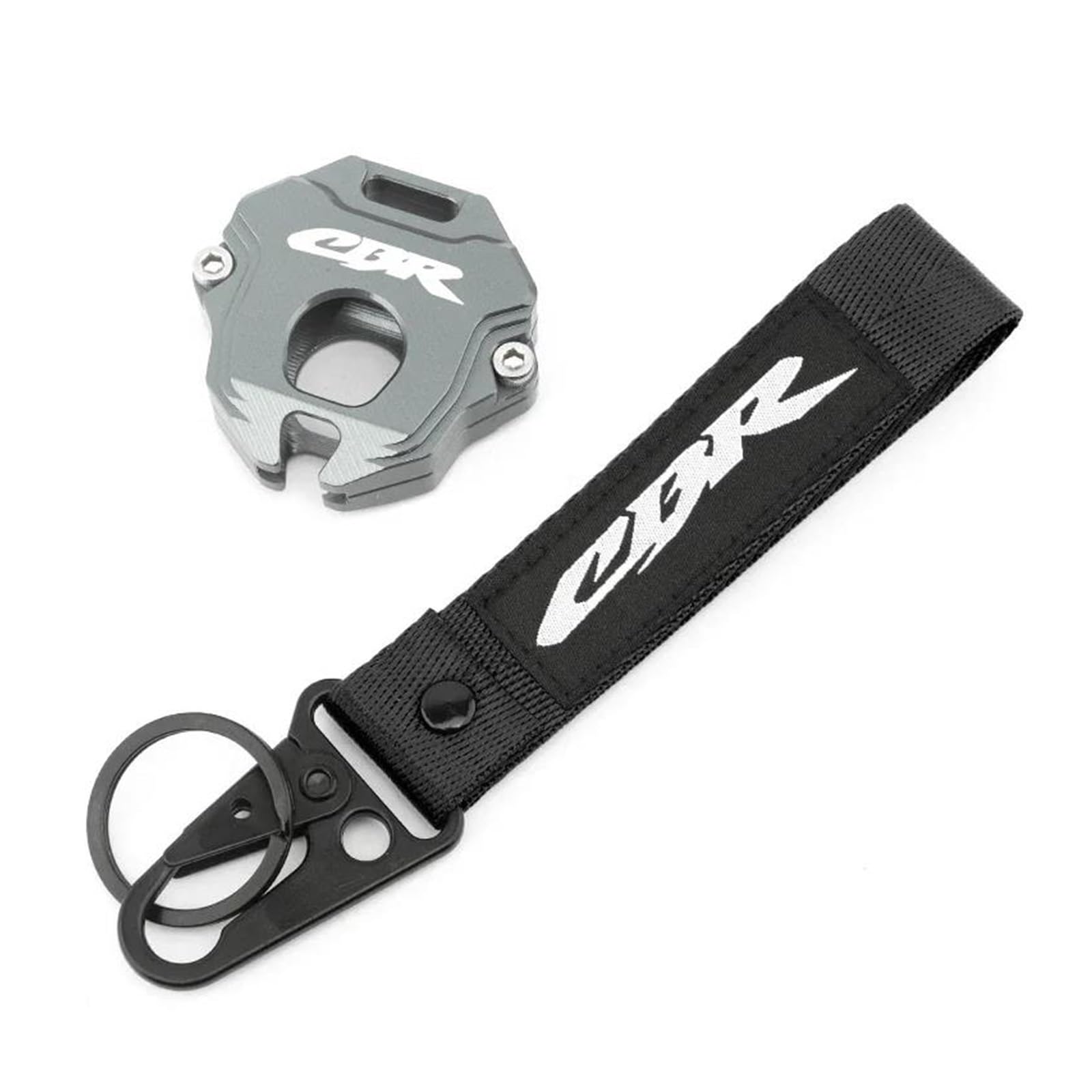 Für H&ONDA CBR650R CBR600RR CBR1000RR CBR500R CBR 650R 600RR 1000RR 250RR Schlüssel Fall Abdeckung Shell Keychain(Titanium2) von CHANGBOY