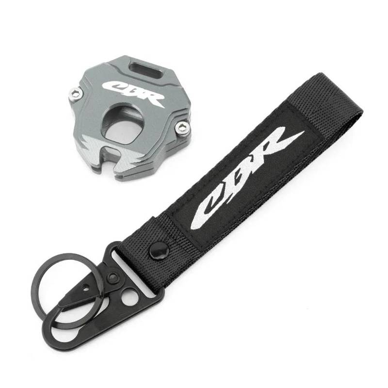 Für H&ONDA CBR650R CBR600RR CBR1000RR CBR500R CBR 650R 600RR 1000RR 250RR Schlüssel Fall Abdeckung Shell Keychain(Titanium2) von CHANGBOY