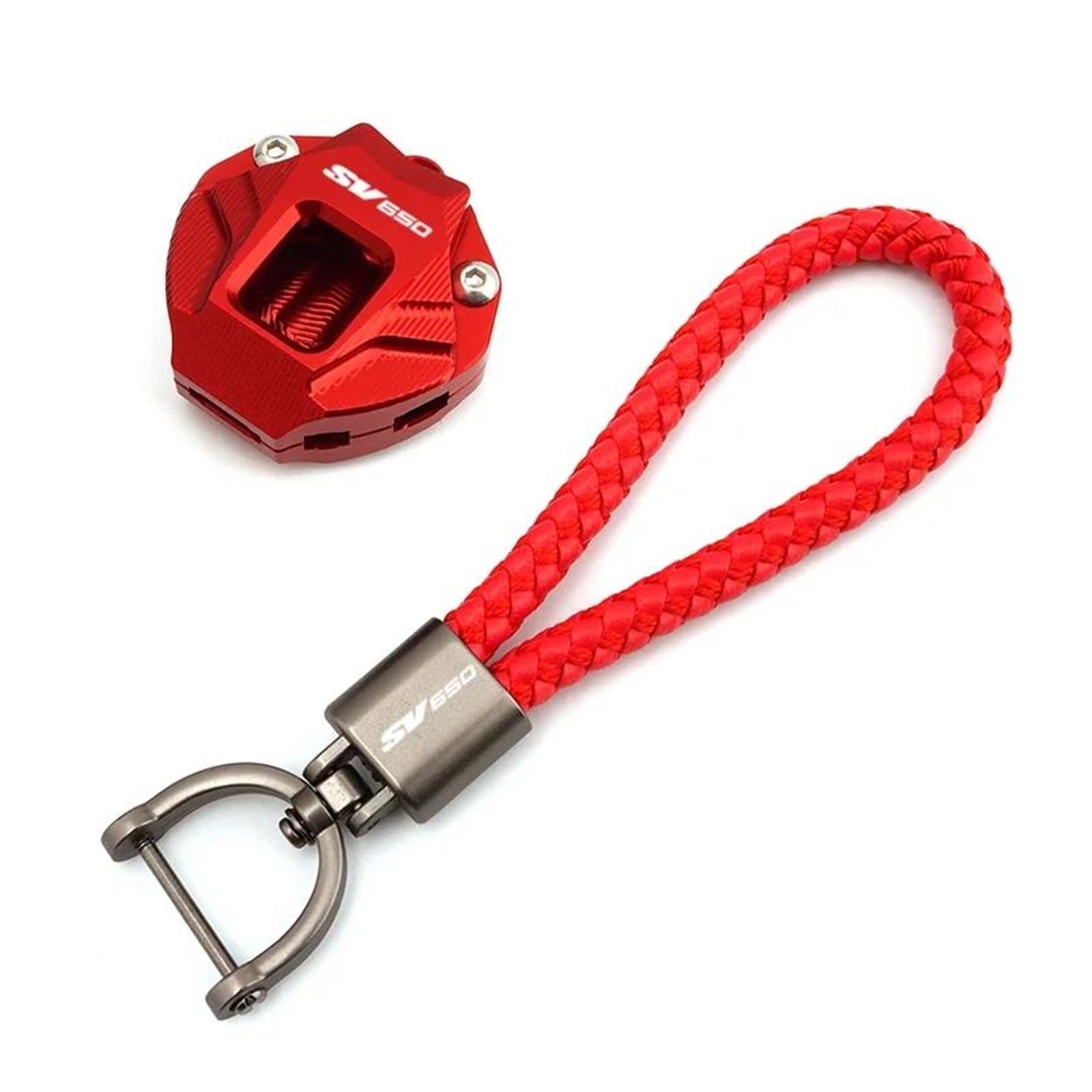 Für Suzuki SV650 S SV 650 SV650S SV1000 Motorrad Keychain Schlüssel Fall Shell Abdeckung Kette(Red2) von CHANGBOY