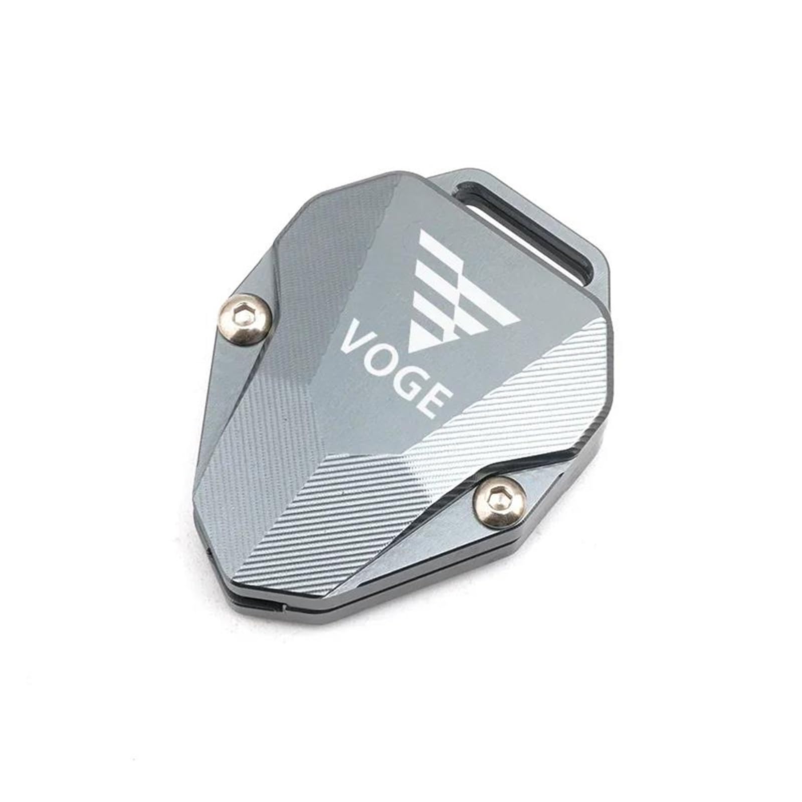 Für VOGE 525R 250RR 300RR 300AC 500AC 650DS 250 300 RR 500 AC Schlüssel Abdeckung Fall Shell Abzeichen Schlüsselring(Gray) von CHANGBOY