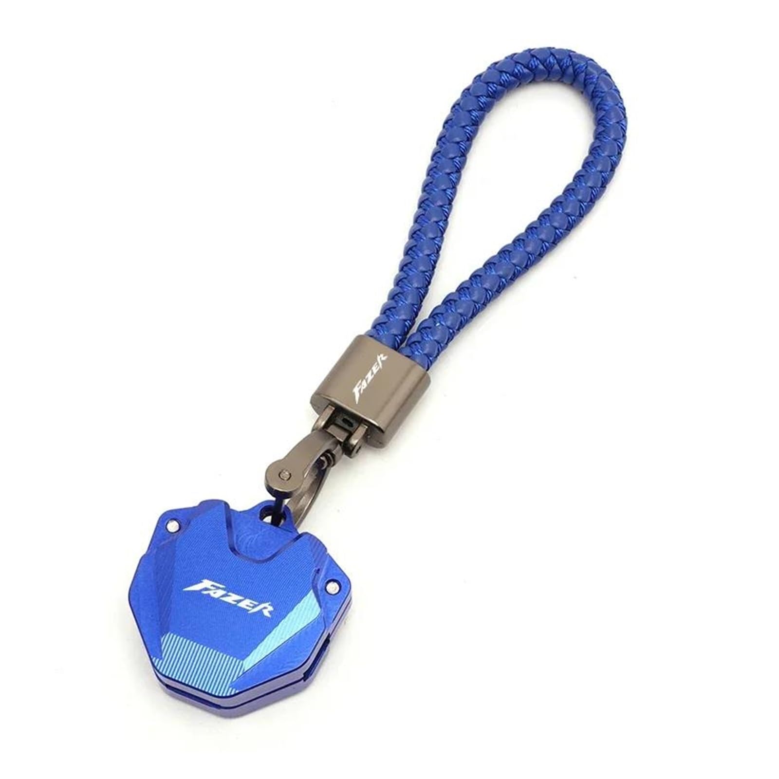 Für YAM&AHA FZ1 FZ6 FZ8 FAZER FZ 1 6 8 FZ6N FZ6R Motorrad Schlüssel Abdeckung Fall Shell Seil Schlüsselring(Blue2) von CHANGBOY