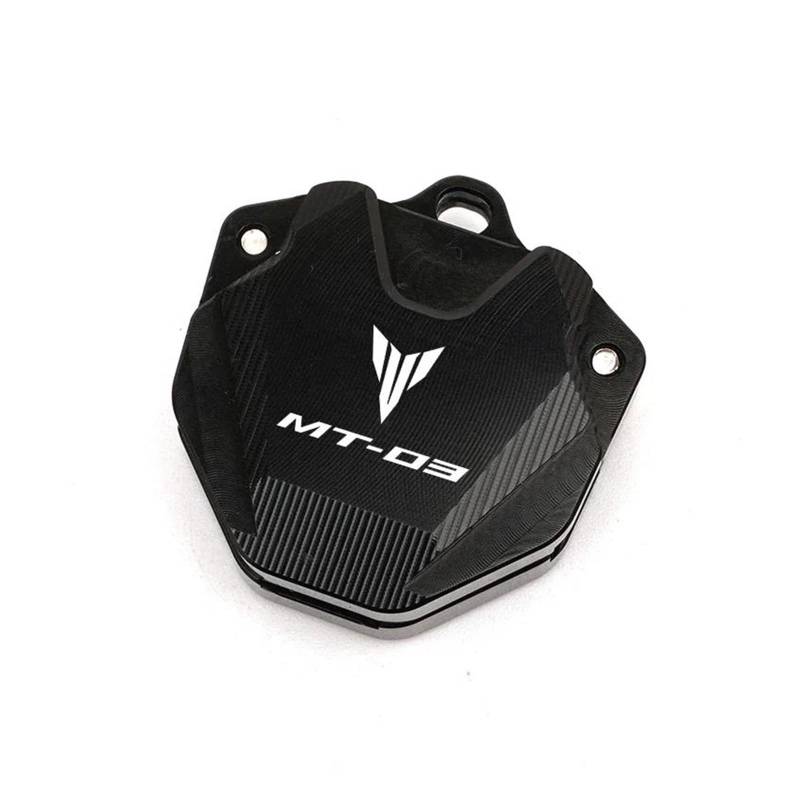 Für YAM&AHA MT03 MT-03 2019-2024 2023 2022 Motorrad Schlüssel Fall Abdeckung Schutzhülle Schlüsselring(Black) von CHANGBOY