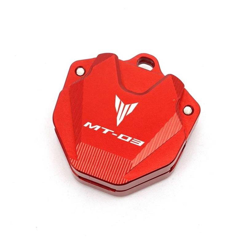 Für YAM&AHA MT03 MT-03 2019-2024 2023 2022 Motorrad Schlüssel Fall Abdeckung Schutzhülle Schlüsselring(Red) von CHANGBOY