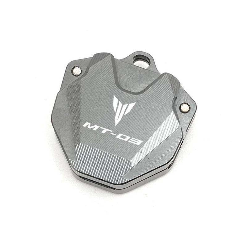 Für YAM&AHA MT03 MT-03 2019-2024 2023 2022 Motorrad Schlüssel Fall Abdeckung Schutzhülle Schlüsselring(Titanium) von CHANGBOY