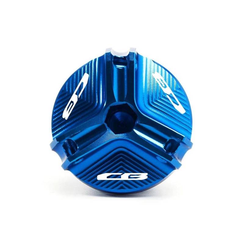 Kraftstofftank-Schraubenabdeckung Für H&ONDA CB650R CB1000R CB1000RR CB1100 CB500F CB500X CB600F CB650F 900F Motoröl-Einfülldeckel(Blue) von CHANGBOY