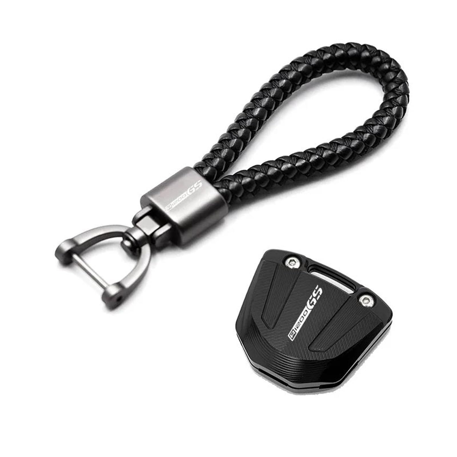 Motorrad Schlüssel Abdeckung Fall Shell Keychain FIT Für B&MW R1200GS R1200 GS R 1200GS Alle Jahr(Black2) von CHANGBOY