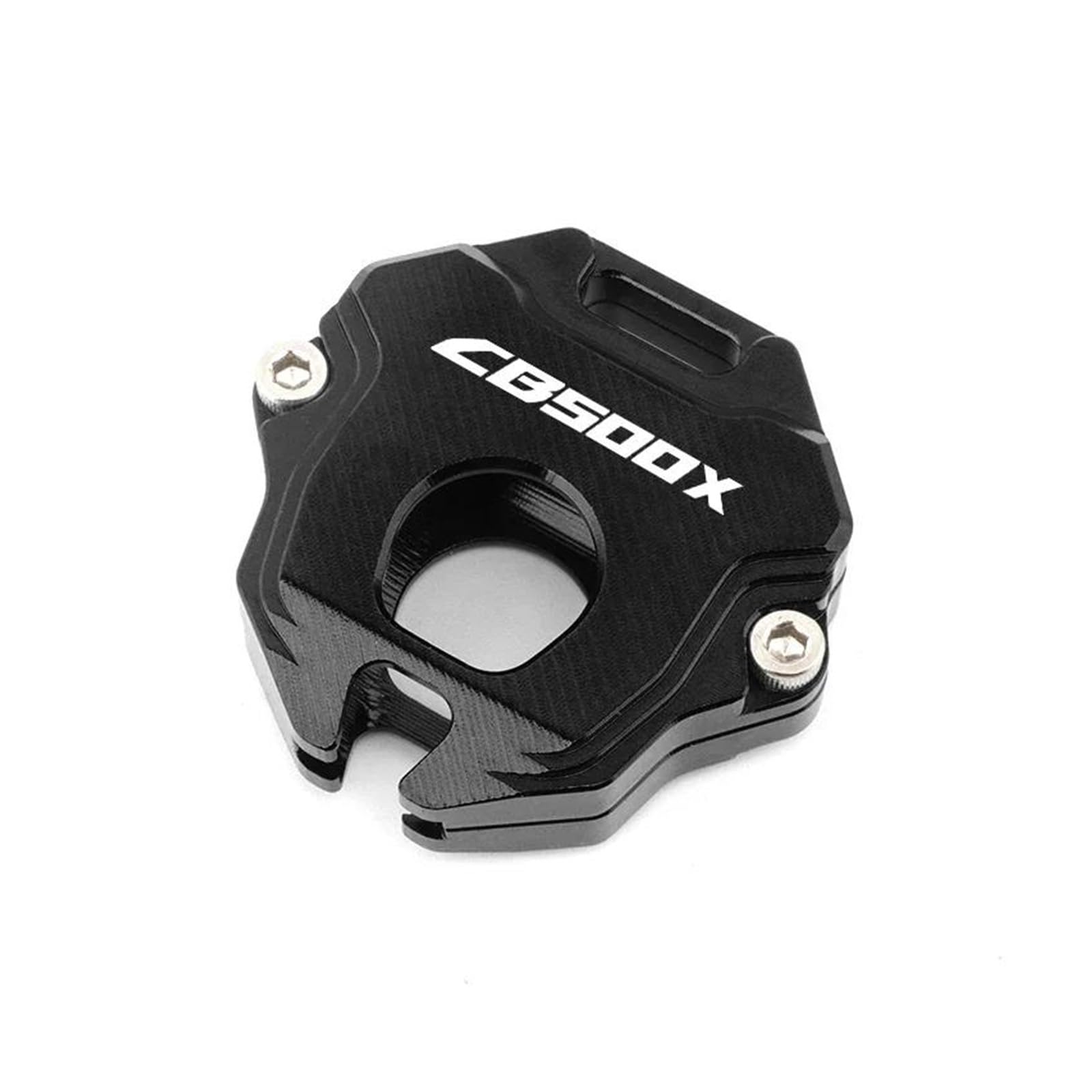 Motorrad Schlüssel Fall Abdeckung Shell Schlüssel Kette Für H&ONDA CB500X CB500 X CB 500X 2013-2024 2023(Black) von CHANGBOY