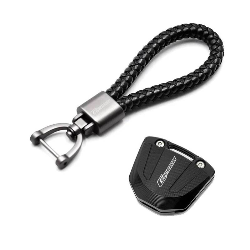 Motorrad Schlüssel Schutzhülle Shell Abdeckung Und Schlüsselbund Schlüsselbund Für B&MW C650sport C650 Sport Alle Jahr(Black2) von CHANGBOY