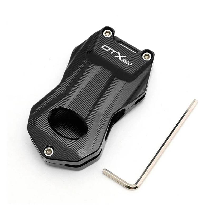 Motorrad-Schlüsselabdeckungskappe Kreative Produkte Schlüsseletui Schale Passend Für KYMCO DTX360 DTX 360 2019-2024(Black) von CHANGBOY