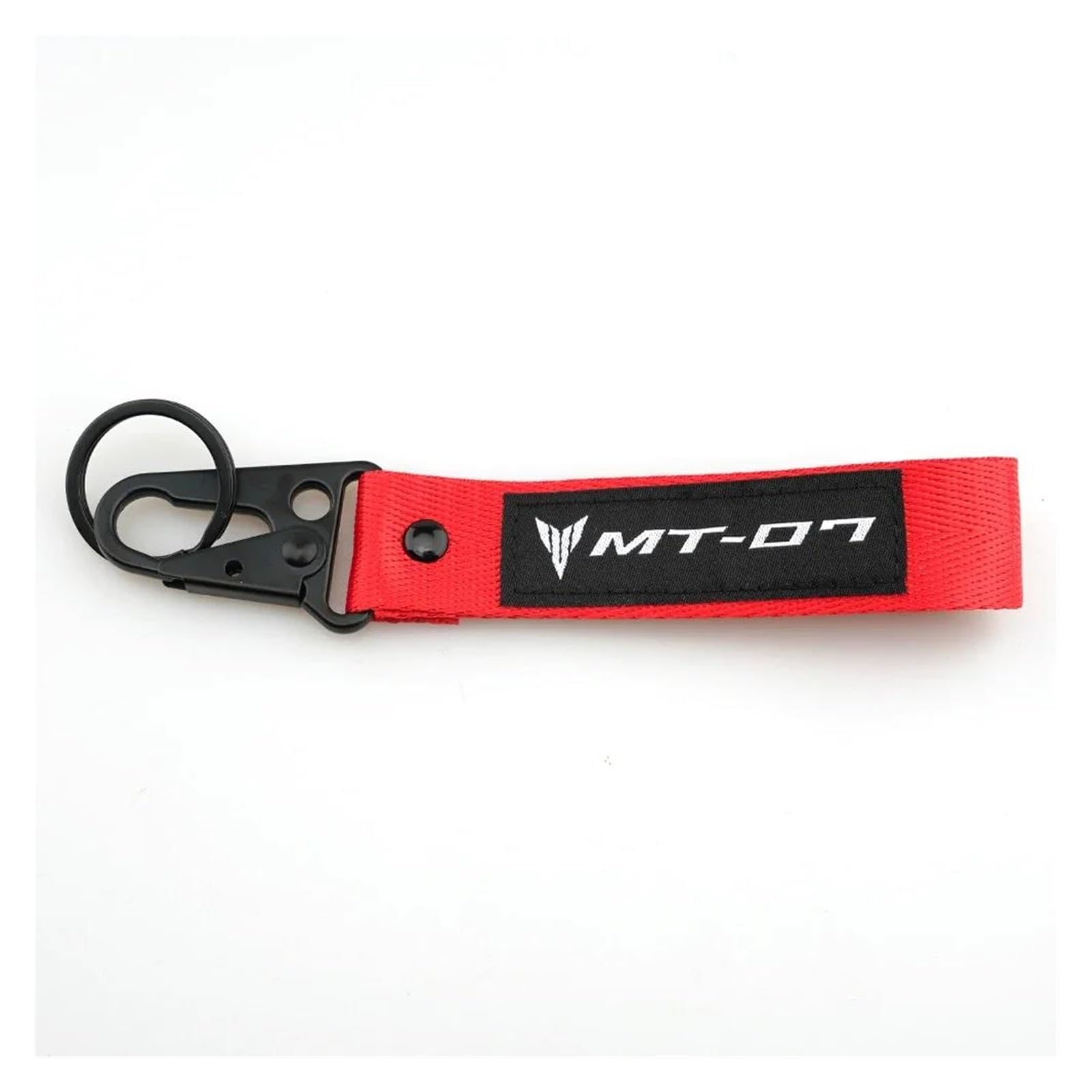Motorrad-Stickerei-Schlüsselbund Schlüsselbund Schlüsselring Kette Für YAM&AHA MT07 MT-07 MT 07 FZ07 FZ-07 2019 2020-2024(Red) von CHANGBOY