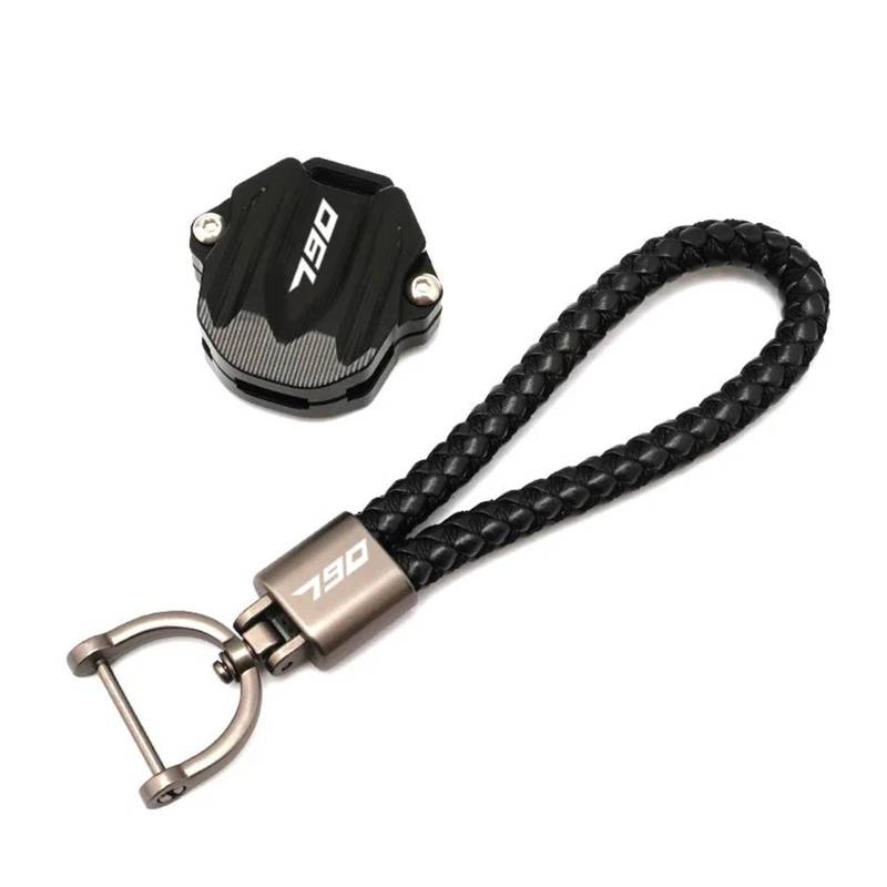 SchlüSselanhäNger Für 790ADV 790 ADV 790ADVENTURE 790 Adventure Motorrad Schlüssel Fall Abdeckung Shell Cap Schlüsselring(Black2) von CHANGBOY
