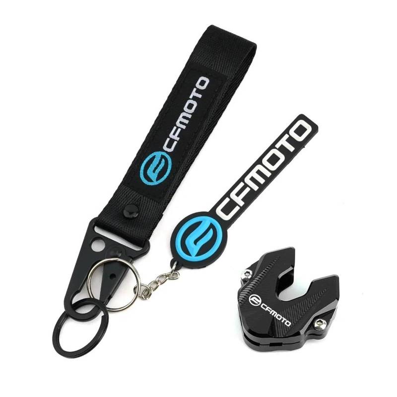 SchlüSselanhäNger Für Cfmoto 250SR 450SS 450SR 700Clx 700Mt 800Mt 250 450 Sr 700 800 Mt Schlüssel Fall Abdeckung Shell Keychain(Black2) von CHANGBOY