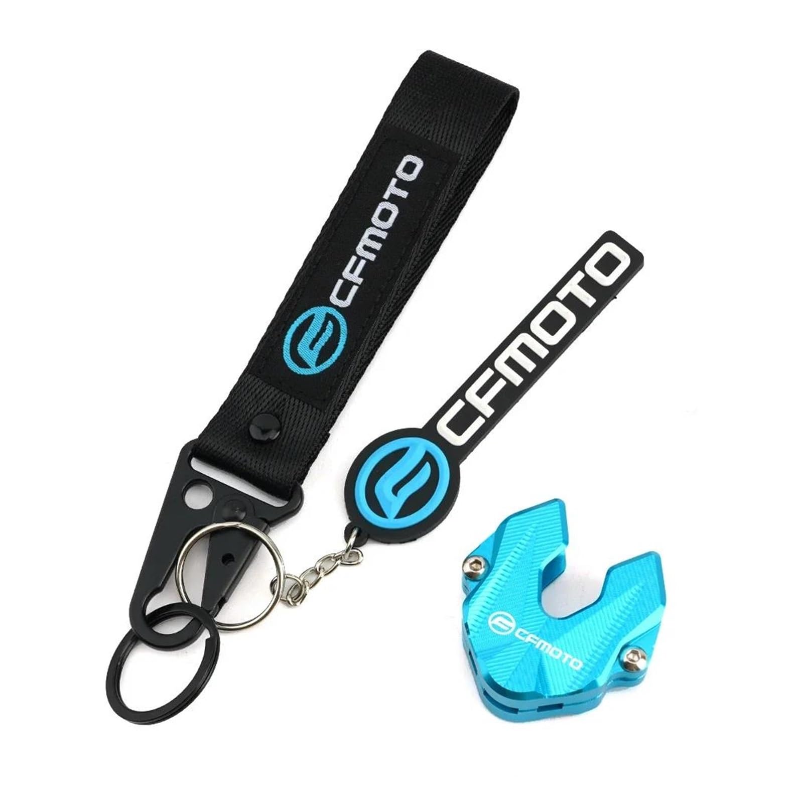 SchlüSselanhäNger Für Cfmoto 250SR 450SS 450SR 700Clx 700Mt 800Mt 250 450 Sr 700 800 Mt Schlüssel Fall Abdeckung Shell Keychain(Blue2) von CHANGBOY