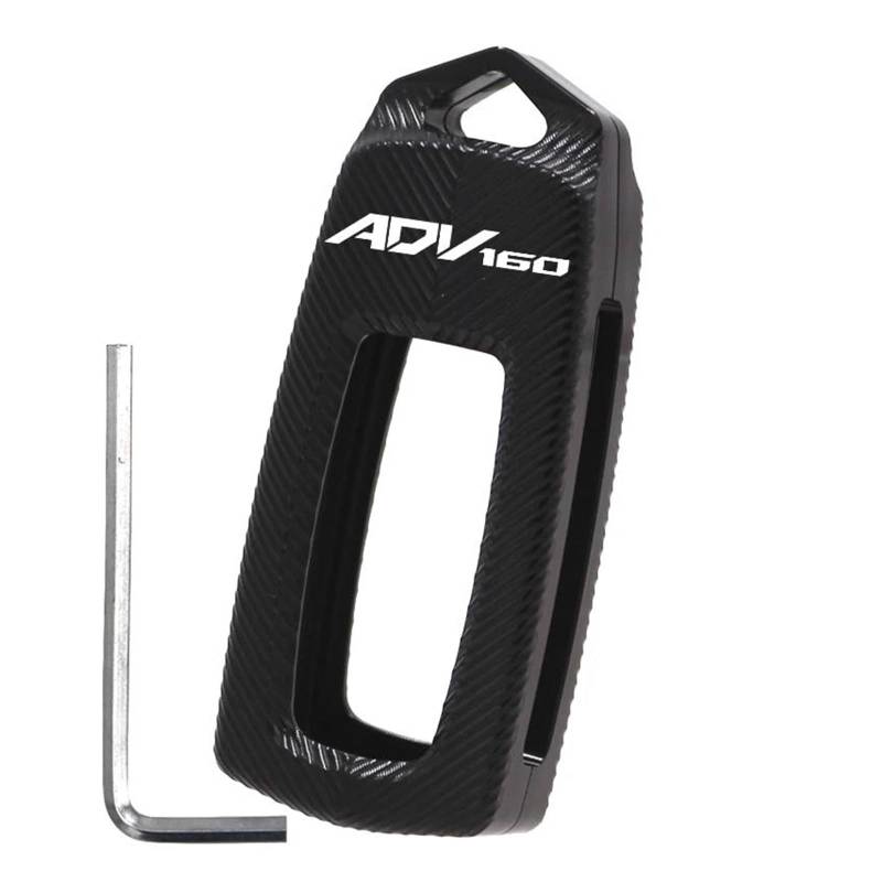 SchlüSselanhäNger Für H&ONDA ADV350 ADV160 VARIO160 ADV 160 350 Keychain Schlüssel Fall Tasche Abdeckung(Black) von CHANGBOY