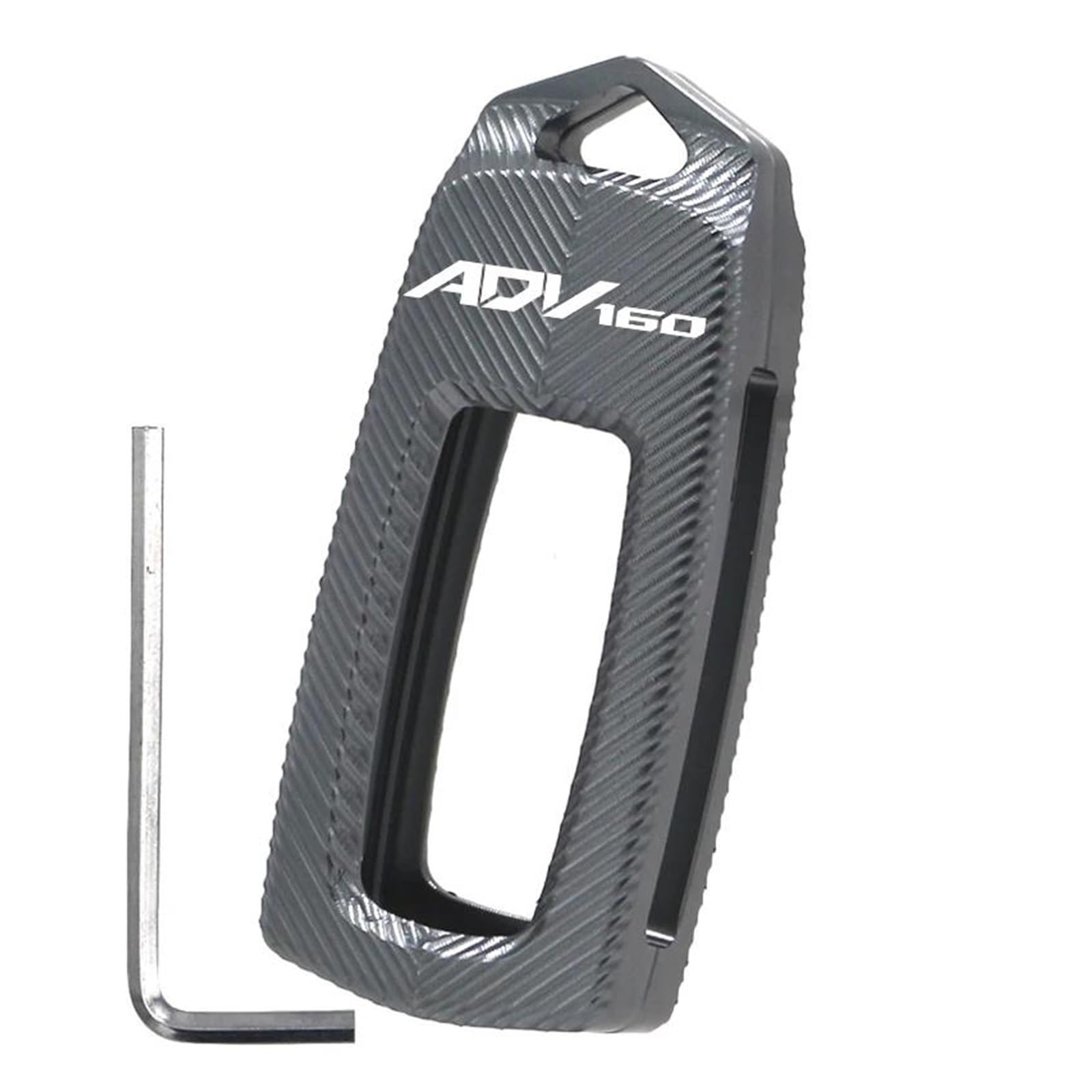 SchlüSselanhäNger Für H&ONDA ADV350 ADV160 VARIO160 ADV 160 350 Keychain Schlüssel Fall Tasche Abdeckung(Titanium) von CHANGBOY