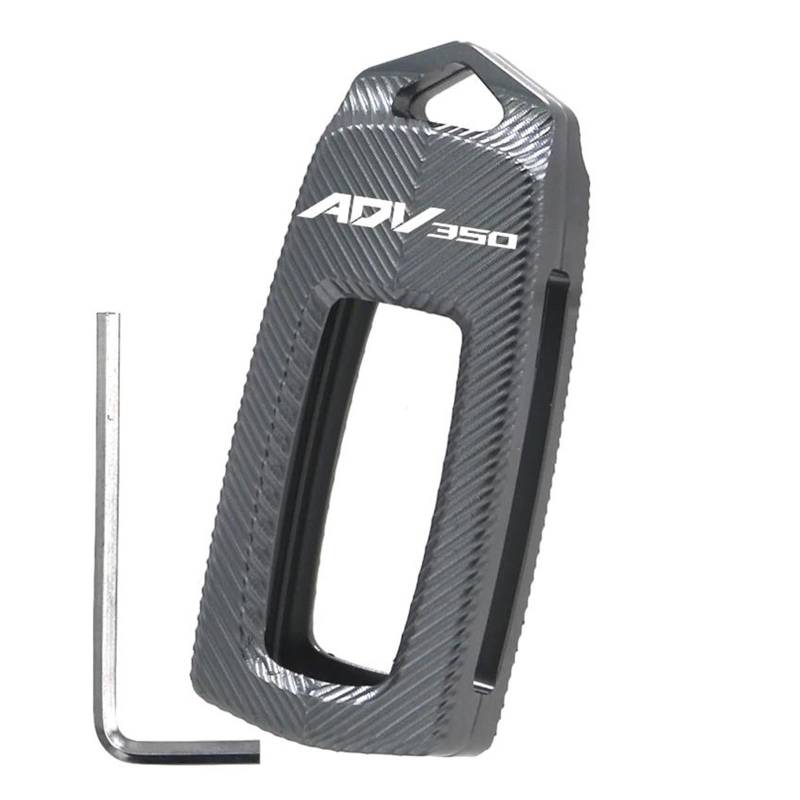 SchlüSselanhäNger Für H&ONDA ADV350 ADV160 VARIO160 ADV 160 350 Keychain Schlüssel Fall Tasche Abdeckung(Titanium2) von CHANGBOY