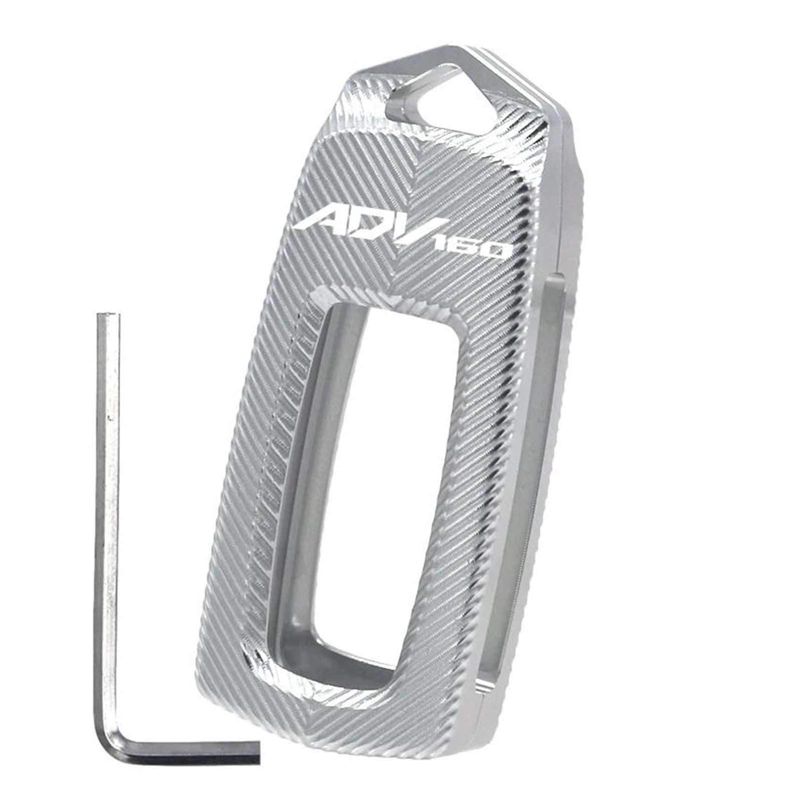 SchlüSselanhäNger Für H&ONDA ADV350 ADV160 VARIO160 VARIO ADV 160 350 Motorrad Keychain Schlüssel Fall Tasche Abdeckung(Silver) von CHANGBOY